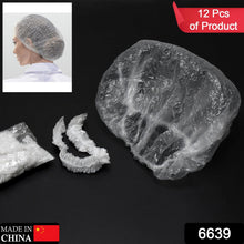 Waterproof plastic hair bath caps Cartflyly wrapped