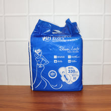 Beautiful Basics Blue Lady Extra Long Pads With Wides Wings Sanitary Pads – 330 mm, 40-Pack